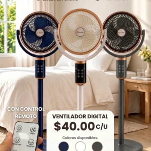 Abanico Digital (con control remoto)